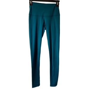 2/$15 Yogalicious teal mid rise leggings XS